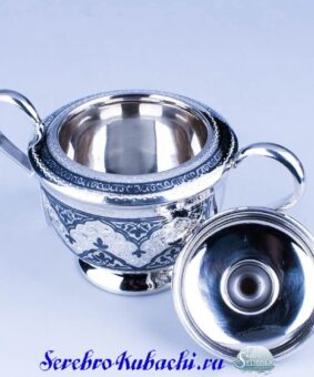 сахарница серебряная