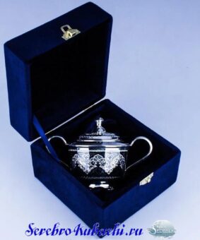 сахарница серебряная