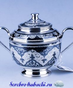 сахарница из серебра