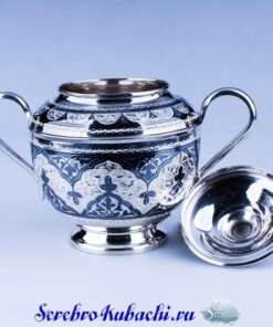 сахарница из серебра
