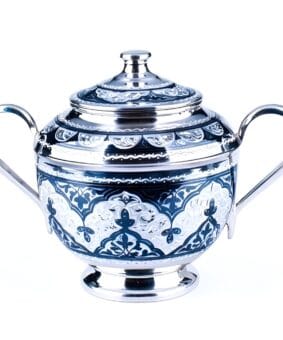сахарница из серебра