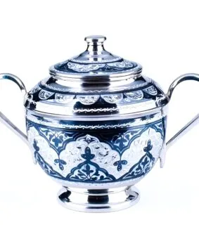 сахарница из серебра