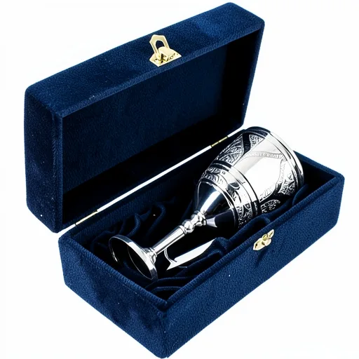 серебряный кубок под вино