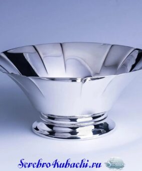 серебряная английская ваза