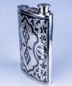 Серебряная фляжка 0,5 литра 14 серебряная фляжка