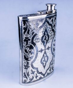 Серебряная фляжка 0,5 литра 15 серебряная фляжка
