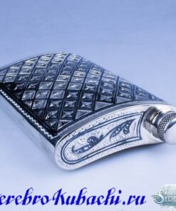 фляжка подарочная серебряная