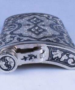 Серебряная фляжка 0,5 литра 11 серебряная фляжка