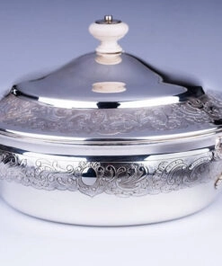 серебряная тюрина/блюдо для горячего