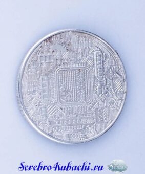 Сувенирная серебряная монета "Биткоин" 6 сувенирная серебряная монета биткоин