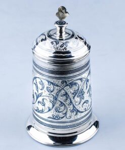 Пивная кружка с крышкой 9 серебряная пивная кружка с крышкой