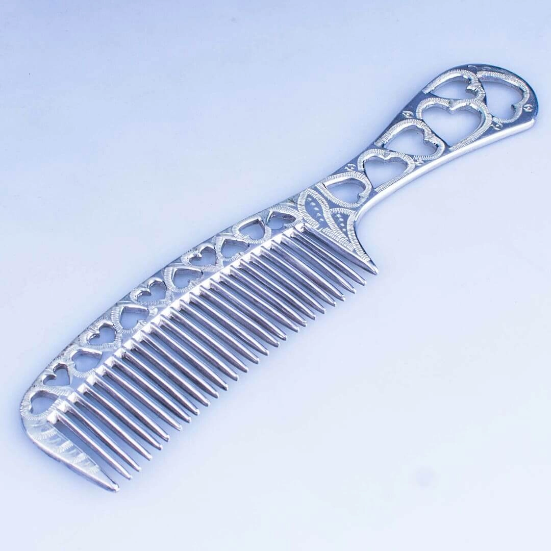 серебряная расческа