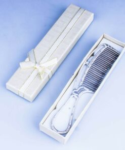 серебряный гребень в футляре