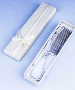 серебряный гребень в футляре