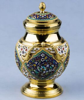 Набор кофейный серебряный 6