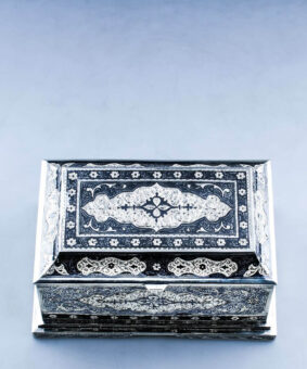 серебряная шкатулка Кубачи