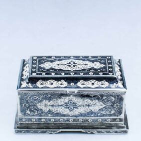 серебряная шкатулка