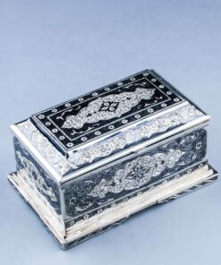 Серебряная шкатулка гравировки Кубачи 10 серебряная шкатулка Кубачи