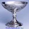 серебряная ваза фруктовница