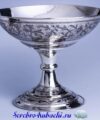 серебряная ваза фруктовница