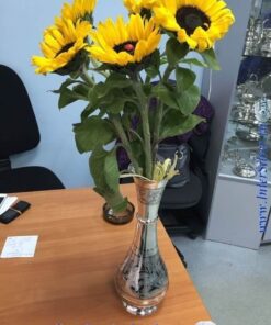 ваза из серебра