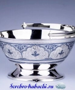 серебряная вазочка