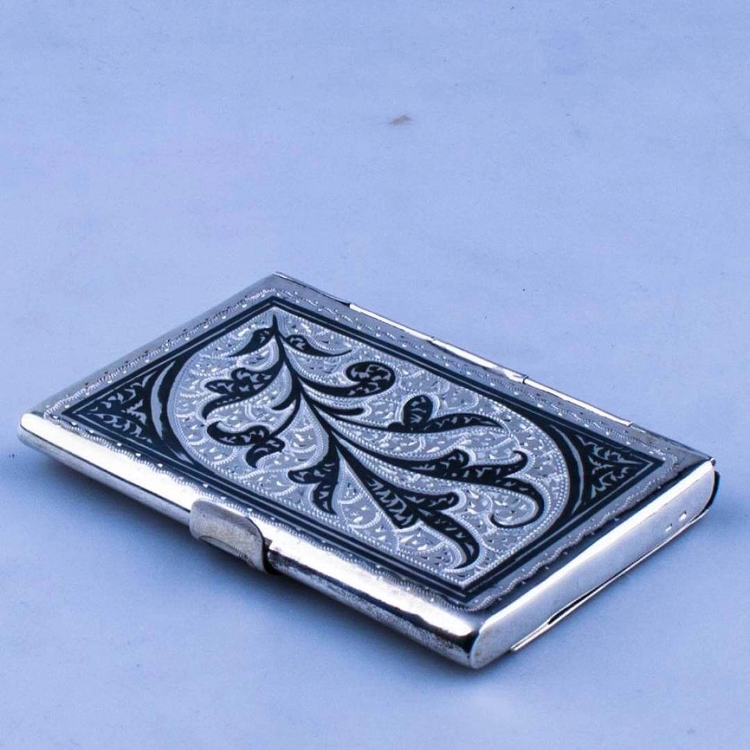 Серебряная визитница Кубачи — изображение 10