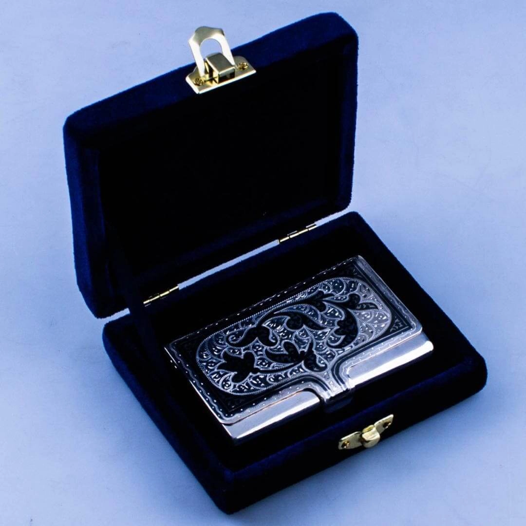 Серебряная визитница Кубачи — изображение 8