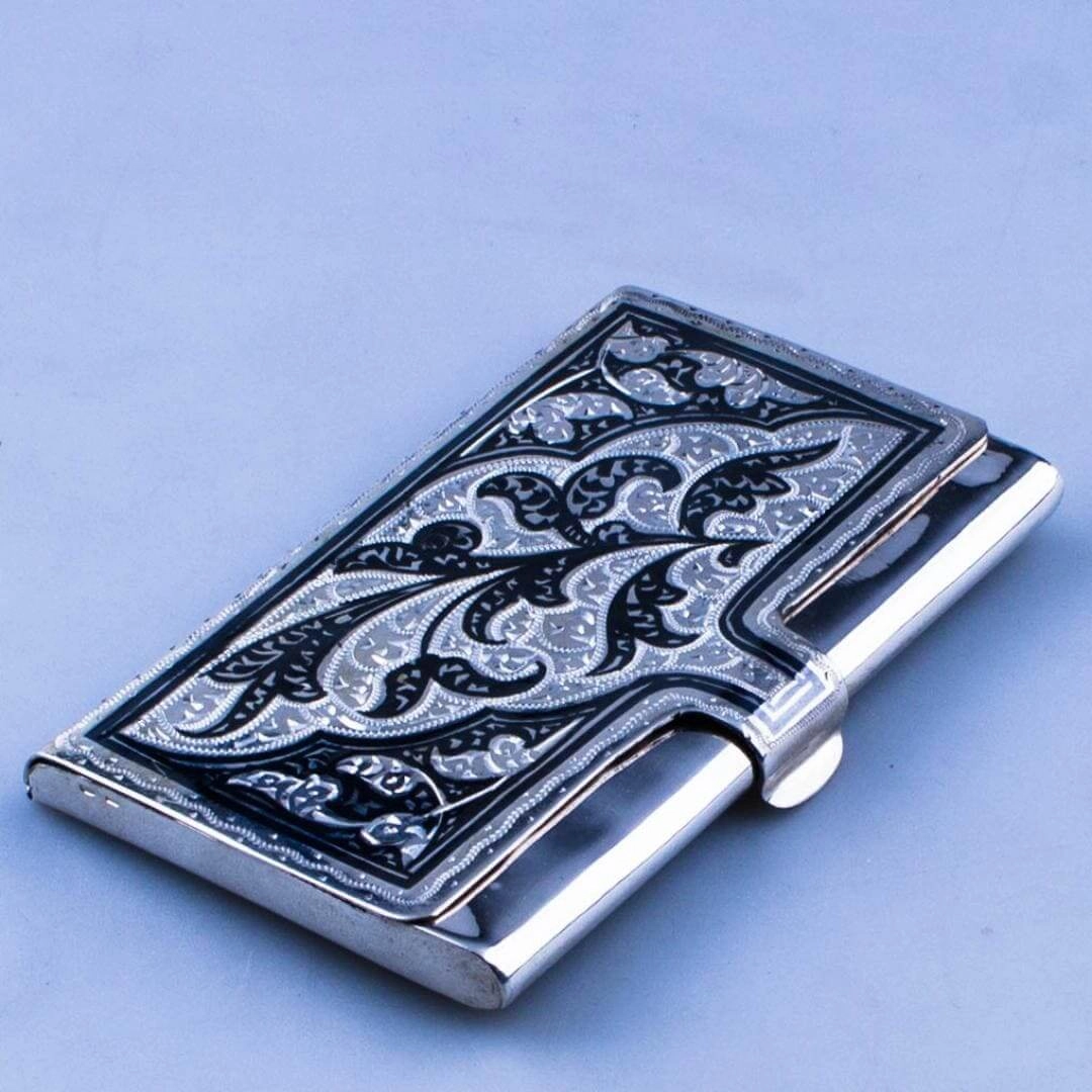 Серебряная визитница Кубачи — изображение 7