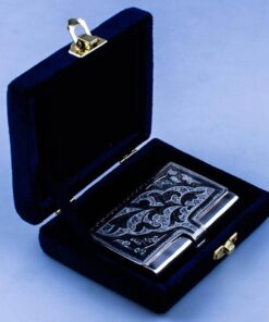 Серебряная визитница Кубачи 3