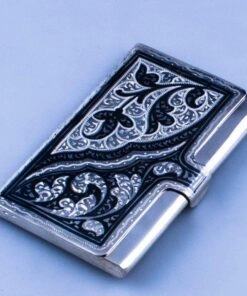 серебряная визитница