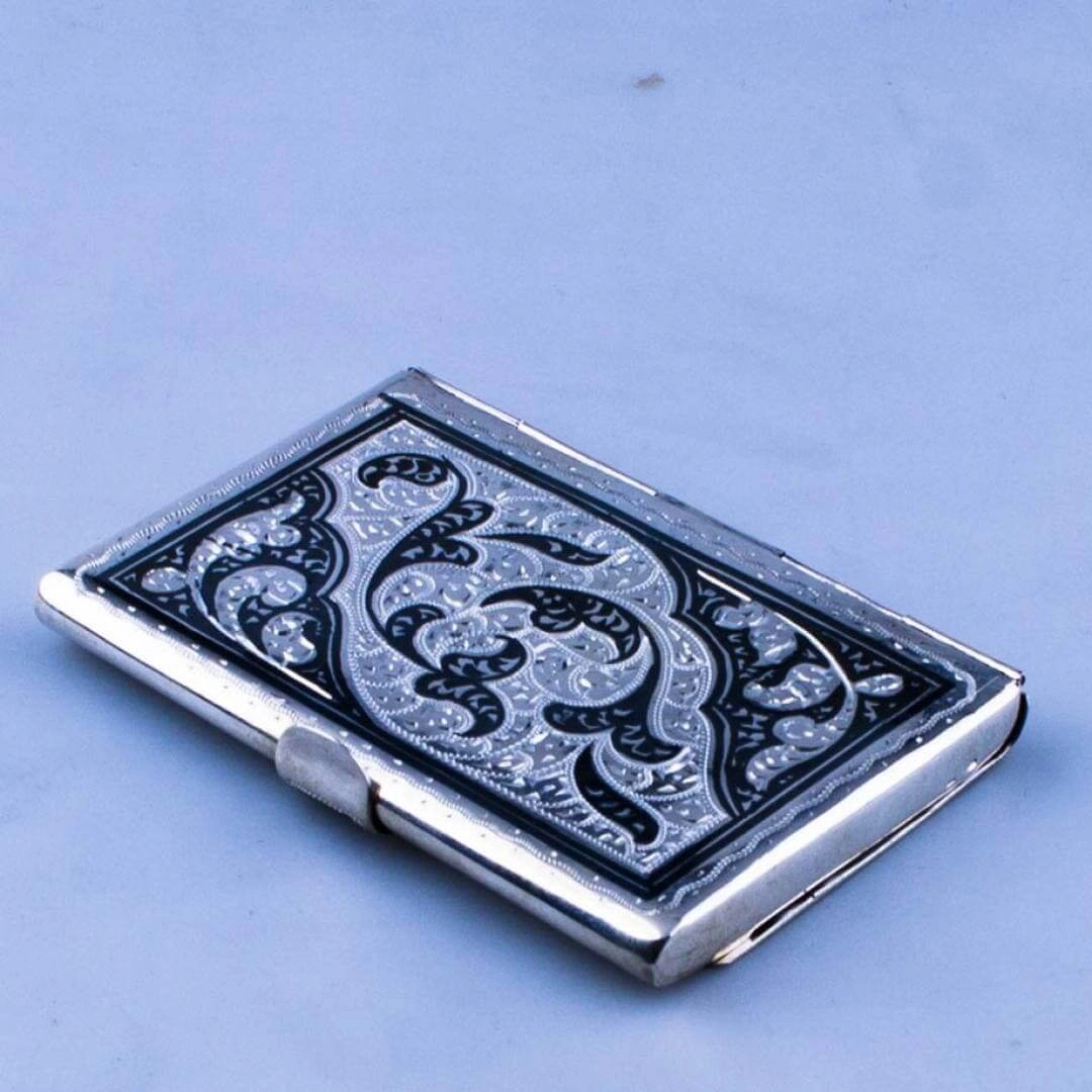 Серебряная визитница Кубачи — изображение 3