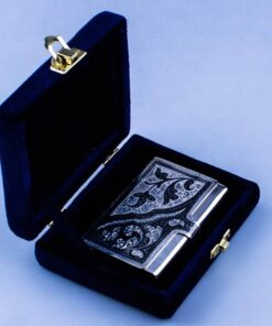 Серебряная визитница Кубачи 2