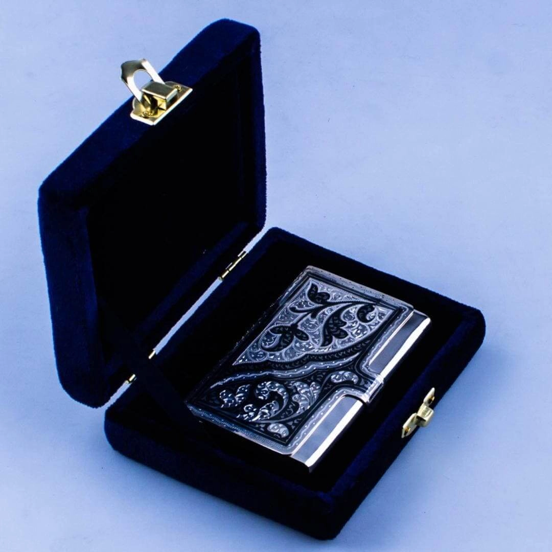 Серебряная визитница Кубачи — изображение 4