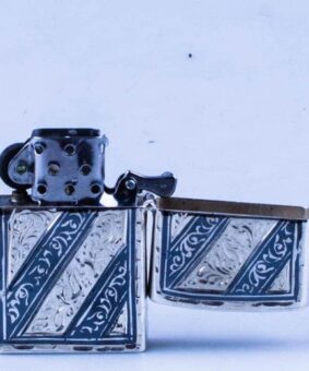 Серебряная зажигалка Zippo 6 серебряная зажигалка зипо