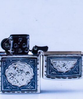 серебряная зажигалка зипо