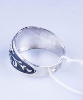 серебряное кольцо кубачи