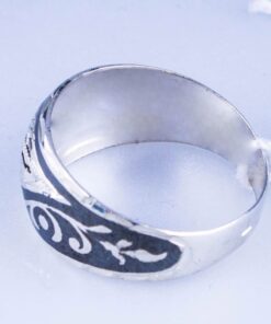 кубачинское серебряное кольцо