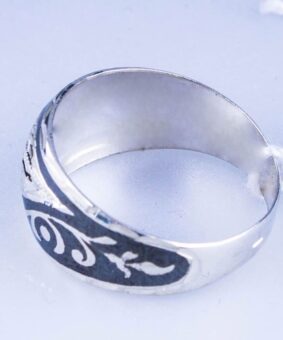 кубачинское серебряное кольцо