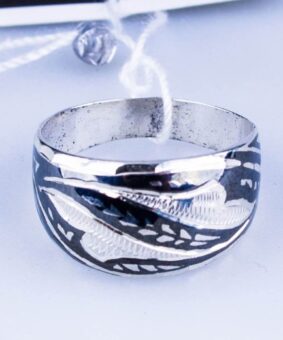 кубачинское серебряное кольцо