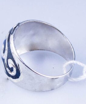 серебряное кольцо кубачи