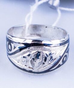 серебряное кольцо кубачи