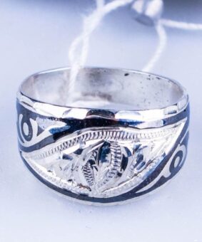 серебряное кольцо кубачи