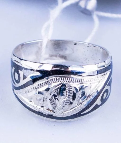 серебряное кольцо кубачи