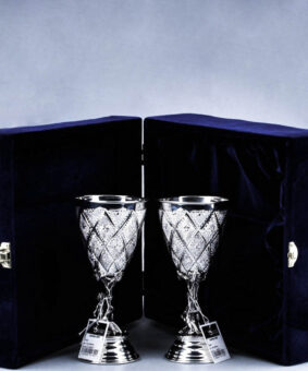 свадебные серебряные кубки