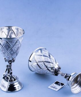 серебряные свадебные кубки