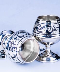 серебряные коньячные бокалы