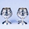 серебряные коньячные бокалы