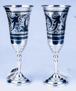 серебряные бокалы