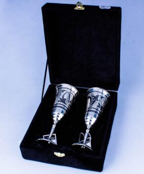 серебряные бокалы